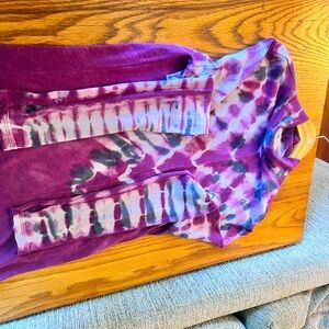 We The Free Purple Tie-Dye Top pre-owned.